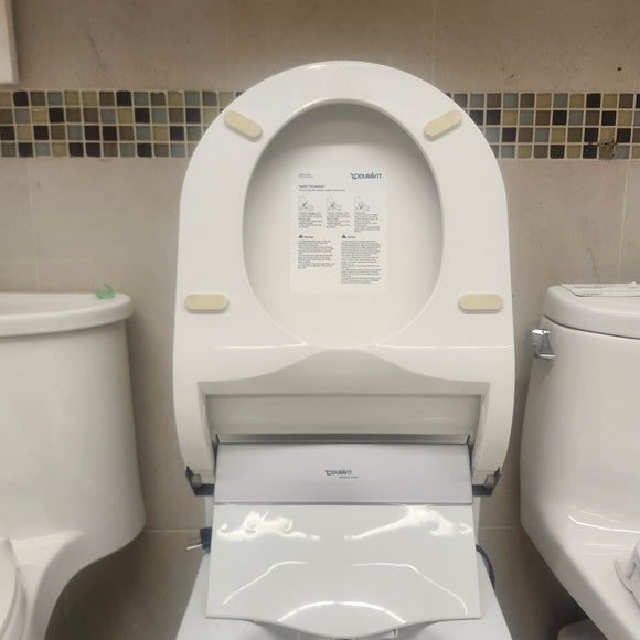 Duravit Starck Floormount Toilet Elongated with Washlet Floormodel Clearance as is I8 2120510001 610001001001