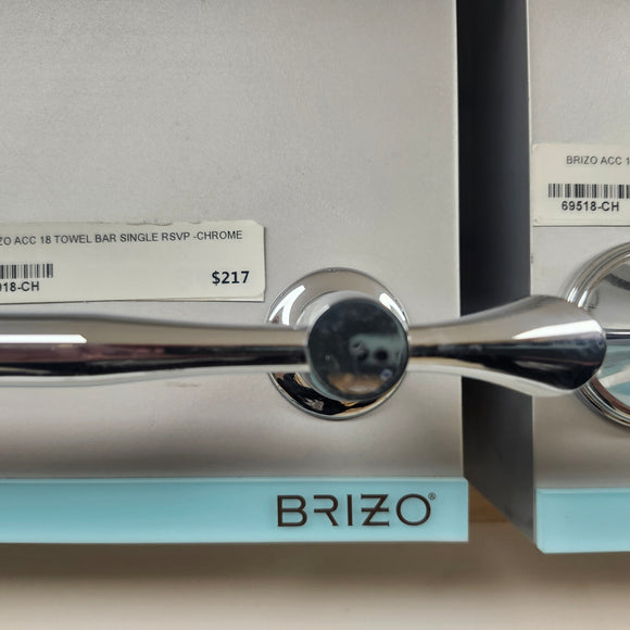 Brizo RSVP 18 Inch Towel Bar Bathroom Accessory Floormodel Clearance As Is