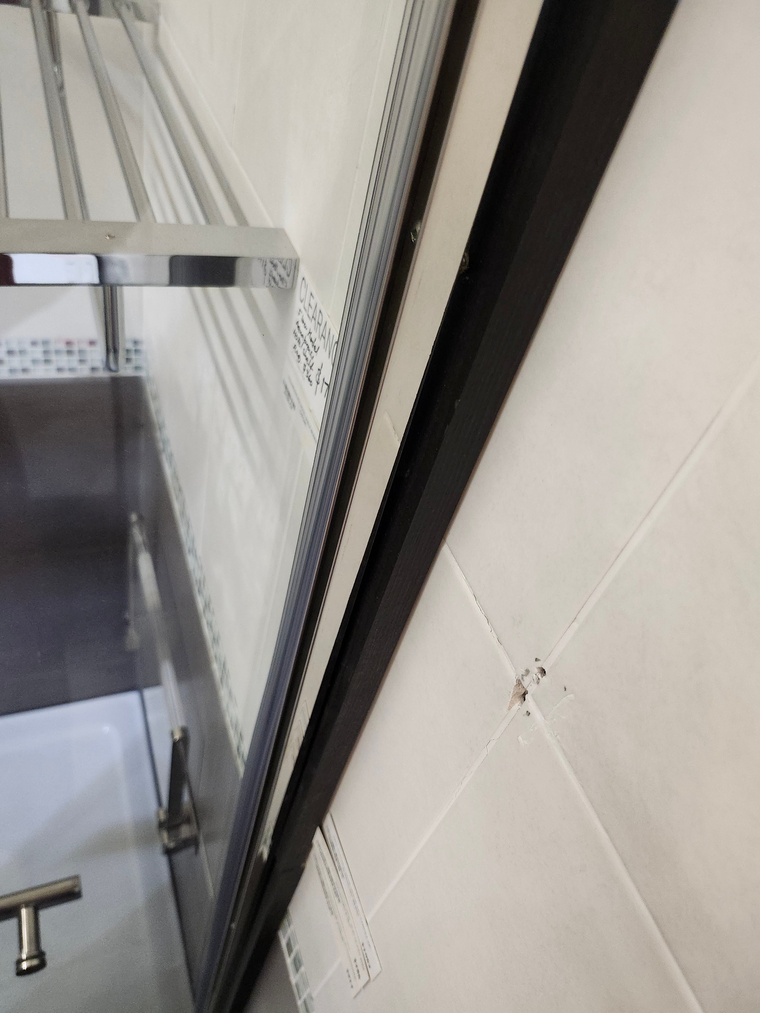 60x36 Shower Base and 60x79 Shower Door Combo (as is)