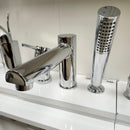 Aquabrass Volare 3pc Roman Deck Tub Filler Floormodel Clearance As Is-3