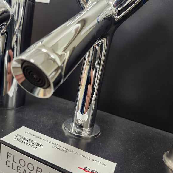 Hansgrohe Axor Series 1 Hole Single Faucet Starck Two Handles Chrome Floormodel Clearance as is