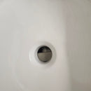 BDI 19 Inch Round White Vessel Vanity Sink Floormodel As is M10-4