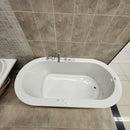 Maax 72 x 36 Arofeel Aigo 102788055 Built in Tub Aquabrass Roman Deck Faucet Volare F1018 Combo Floormodel Clearance M8-3
