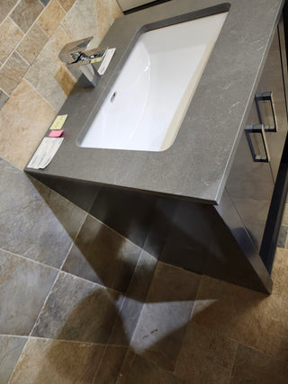 24" Fairmont Design Vanity & Countertop combo (as is)