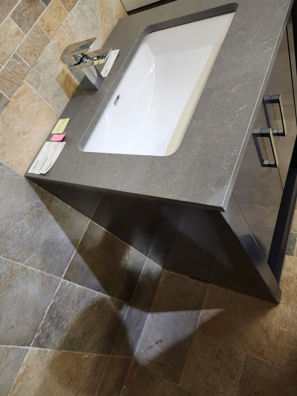 24" Fairmont Design Vanity & Countertop combo (as is)