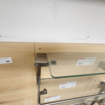 Vida 940 Series Glass Shelf Bathroom Accessory Floormodel Sold As is - 0