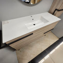 Ico Accent 48 x 21 Bathroom Vanity, Legs, Mirror, Linen and Countertop Sink Combo Sold As is Floormodel Clearance (H12)-4