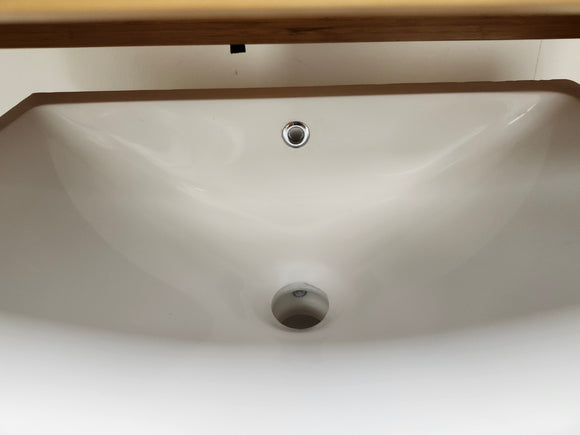 Vanico Undermount White Vanity Bathroom Sink Rectangle Floormodel Clearance As is 15 x 10.5 Etobicoke
