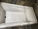 Neptune 60 x 32 built in bathtub as is floormodel with skirt afr azea k8-5