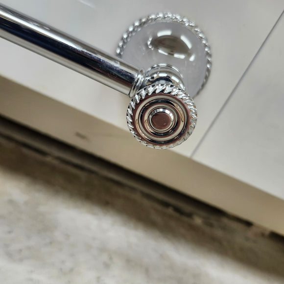 Rubinet Etruscan 24 Inch Towel Bar Bathroom Accessory Sold As Is Floormodel Clearance