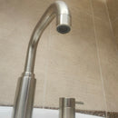 American Standard 8cc Bathroom Faucet with Handles Brushed Nickel Floormodel Clearance as is (H9)-7