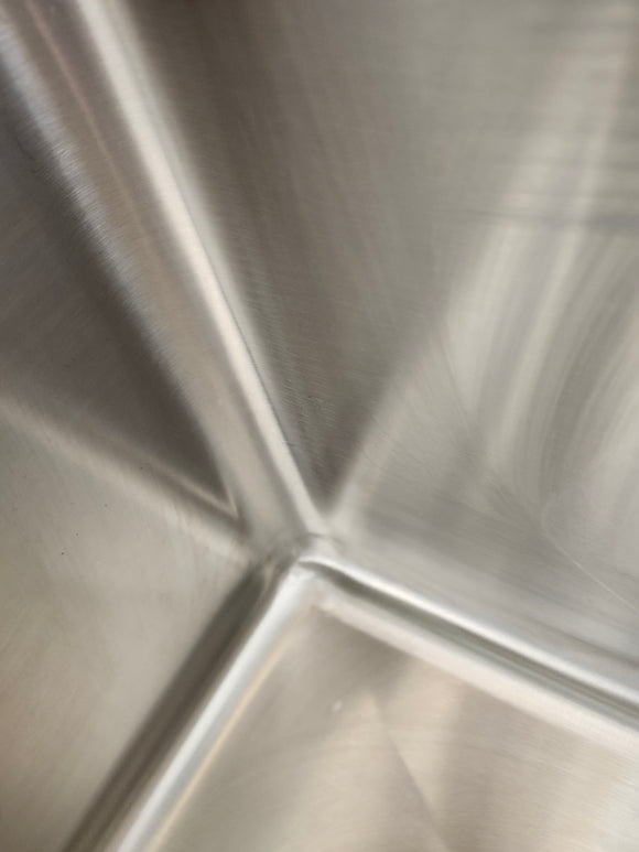Vida Acute Stainless Steel Square Undermount Kitchen Sink Floormodel Clearance as is etobicoke
