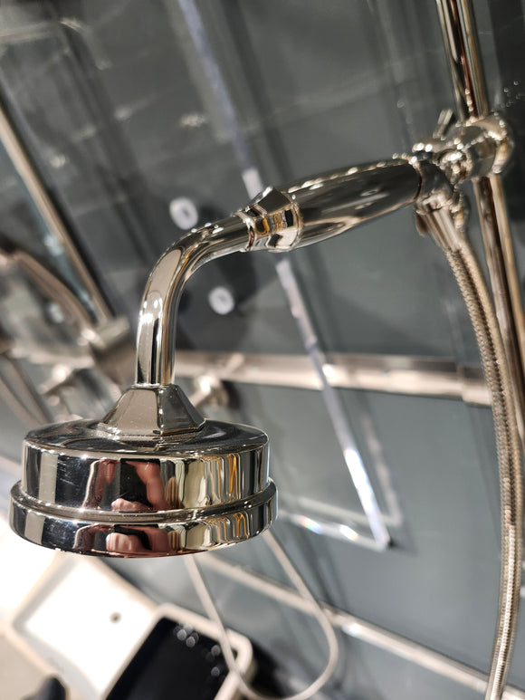 Perrin & Rowe Chrome Shower Accessories Floormodel As is Rough-in and Trim not included