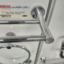 Vida 928 Series 18 Inch Double Shower Bar Bathroom Accessory Floormodel As Is-3