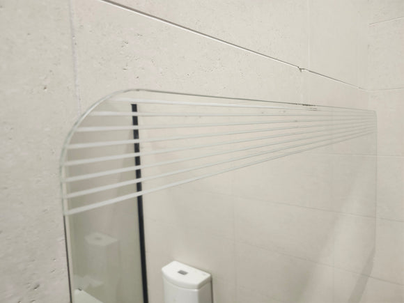 Vida Vanity Mirror Ovo 47 x 24 x 2 White Floormodel Clearance m5