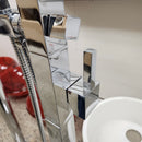 Aquabrass Roman Deck Tub Filler with Hand Held Shower Head Chrome Floormodel as is-5