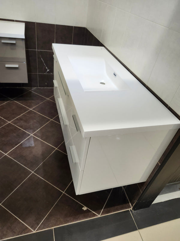 47" Rubi Vanity & Countertop Combo (as is)