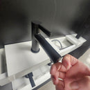 Riobel Single Hole Matte Black Faucet Floormodel Clearance Sold as is (153)-2