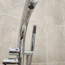Victoria & Albert Roman Deck Faucet Floormount Thermostatic Tub Filler TU14 Floormodel clearance as is m8-3