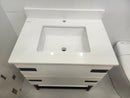 Vida Turin 31" White/Black Vanity with Countertop Combo (as is)-3