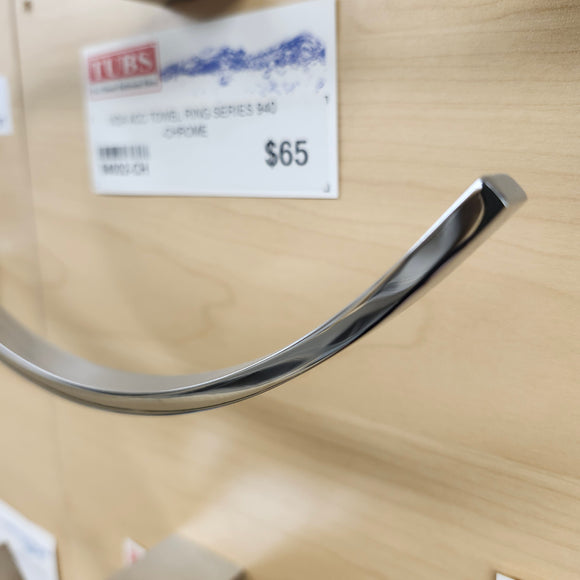 Vida 940 Series Towel Ring Bathroom Accessory Floormodel Sold As is