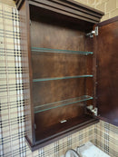 60" Fairmont Vanity & Countertop Combo with Medicine Cabinets and Faucets (as is) k3-8