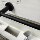 Unity 939 Series 24 Inch Towel Bar Bathroom Accessory Black Finish Floormodel Clearance As Is-3