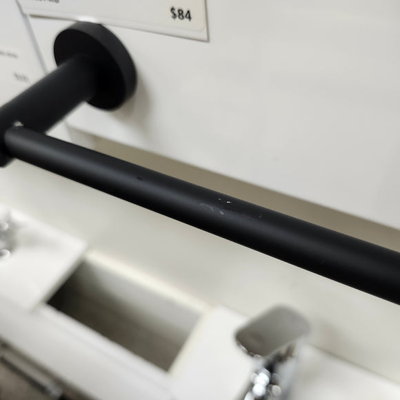 Unity 939 Series 24 Inch Towel Bar Bathroom Accessory Black Finish Floormodel Clearance As Is