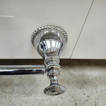 Rubinet Etruscan 24 Inch Towel Bar Bathroom Accessory Sold As Is Floormodel Clearance - 0