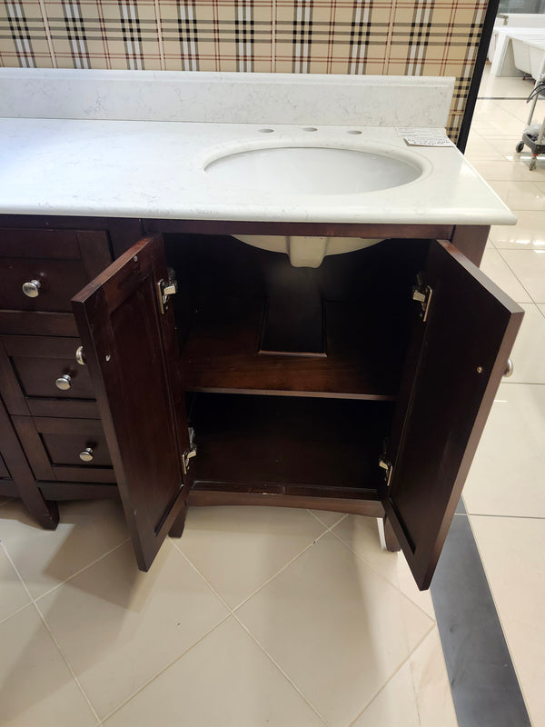 60" Fairmount Vanity & Countertop Combo