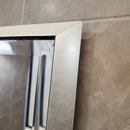Contemporary Silver 20x32 Mirror Floormodel Sold as Is Clearance (H11)-4