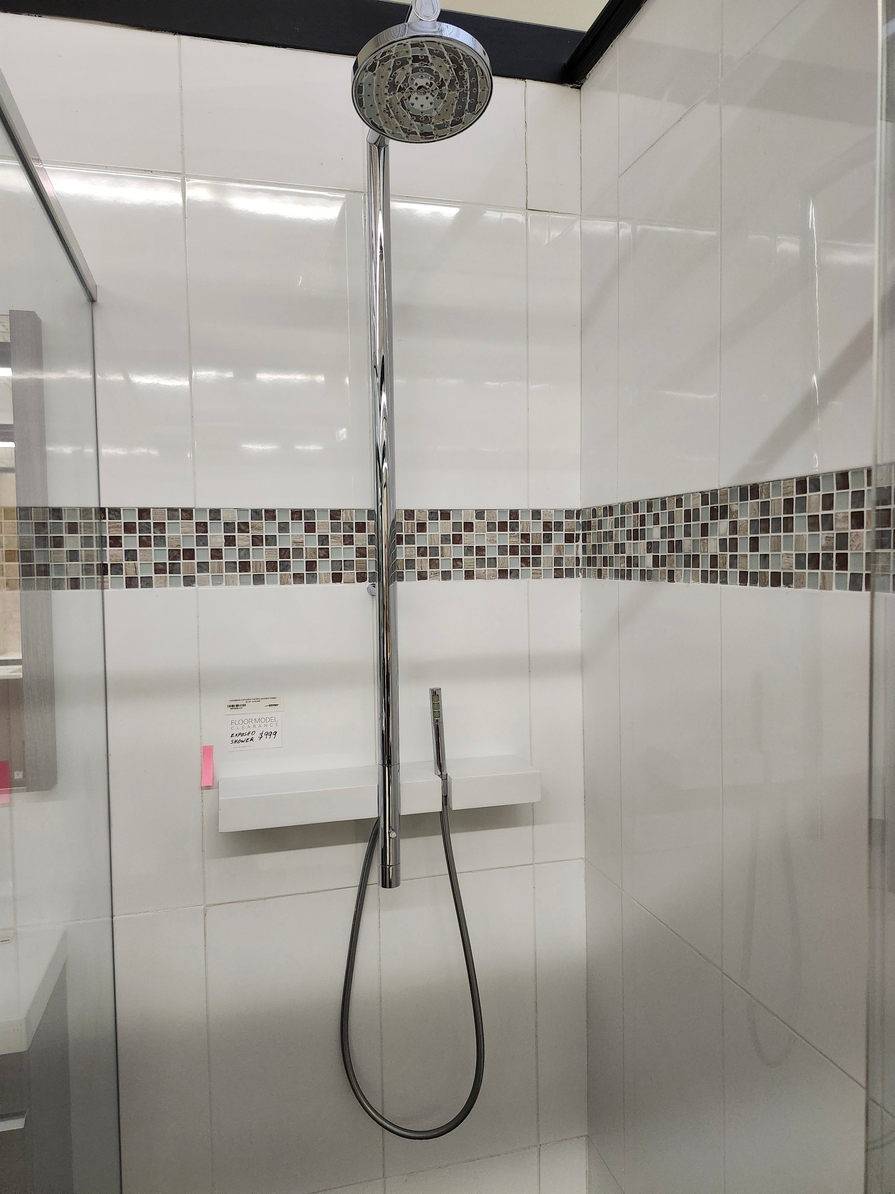 Aquabrass Exposed Thermostatic Shower Tower (as is)