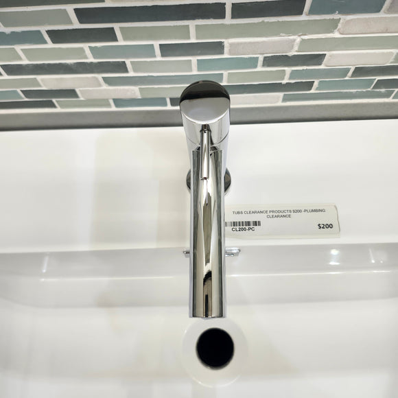 Bathroom Vanity Faucet single Hole and Single Lever Low Profile Floormodel Clearance Sold as is G6