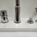 Rubi 3pc Roman Deck Tub Filler Floormodel Clearance as is-5