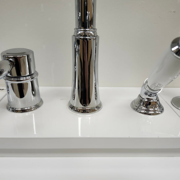 Rubi 3pc Roman Deck Tub Filler Floormodel Clearance as is