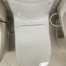 Toto Carlyle II Elongated Skirted 1pc Toilet with Seat Floormodel Clearance as is CST614CEFGA4 SS124 I8-5