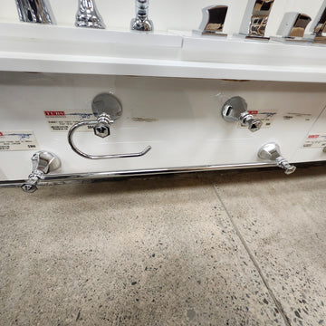 Rubinet Hexis 24 Inch Single Towel Bar Floormodel Sold As Is