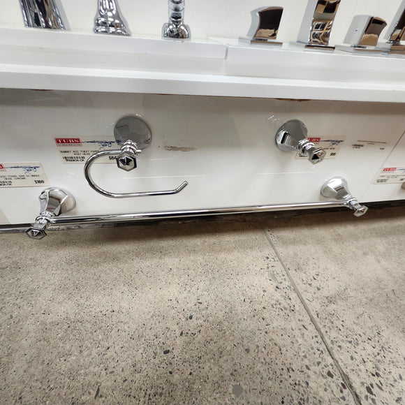 Rubinet Hexis 24 Inch Single Towel Bar Floormodel Sold As Is