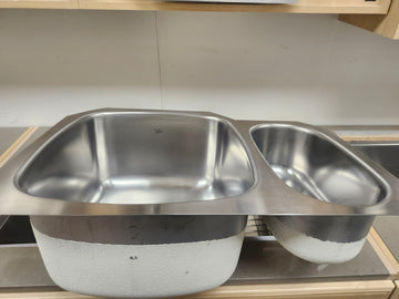 Franke Kindred Collection Undermount Kitchen Sink 24 1/4 x 19 1/4 2 bowl stainless steel floormodel clearance - 0