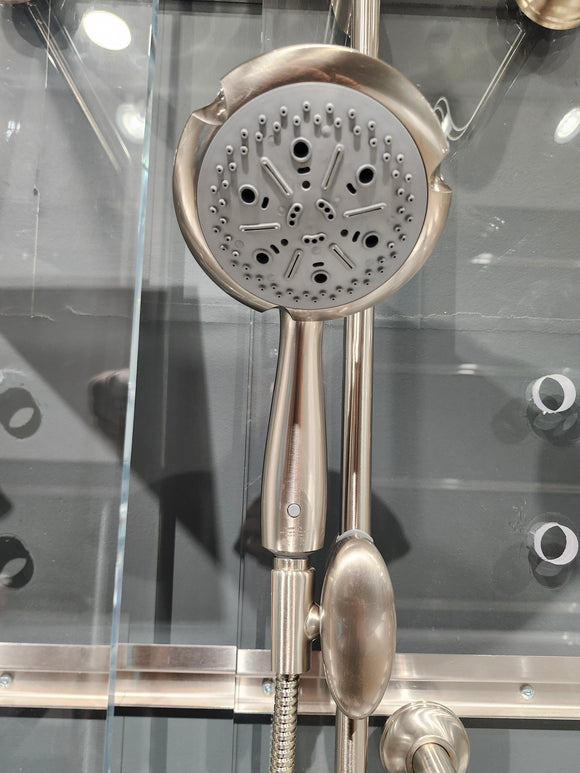 Brizo Shower Accessories Floormodel As is Satin Rough in not included