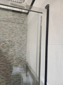 Vida Snap 60x79 Shower Door and 60x42 Vida Shower Base Combo (as is) k4-2
