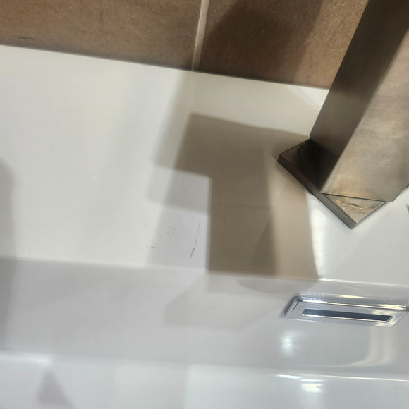 Aura Plato 36 inch White Vanity and Countertop Sink Combo as is Floormodel Clearance