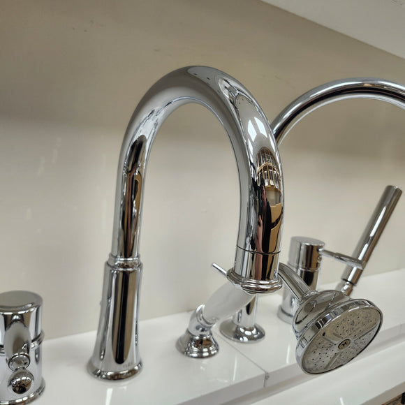 Rubi 3pc Roman Deck Tub Filler Floormodel Clearance as is