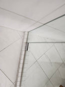 D&M Shower Door 88-112 Chrome Hardware Clear As is Floormodel Clearance As is L1-5