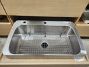 Verity® 33" x 20" x 8" top-mount apron-front single-bowl countertop kitchen sink with 2 hole  K-3084 Floormodel Clearance As is-1