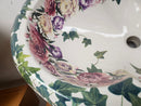 Kohler Artist Editions Drop In Bathroom Sink Flowers Peonies and Ivory Floormodel Clearance as is 25 1/4 x  17 x 9 1/4-6