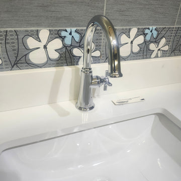 Riobel Monenti Bathroom Vanity Single Hole Faucet Floormodel Clearance as is J10