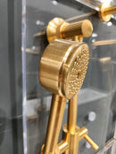 House of Rohl Gold Shower Accessories Floormodel Clearance as is rough in not included-6