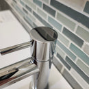 Bathroom Vanity Faucet single Hole and Single Lever Low Profile Floormodel Clearance Sold as is G6-14