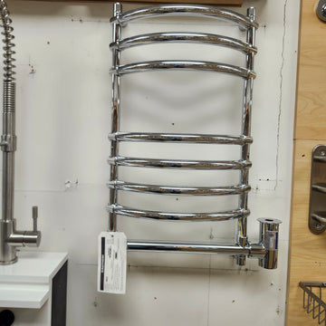 Mr Steam Towel Warmer 27 inch curved Rounded wallmount Floormodel Clearance As is